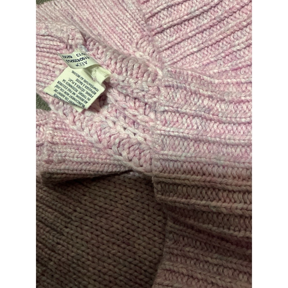American Eagle Outfitters Pink Open Knit Scoop Neck Sweater Womens M 2013 - Picture 6 of 6